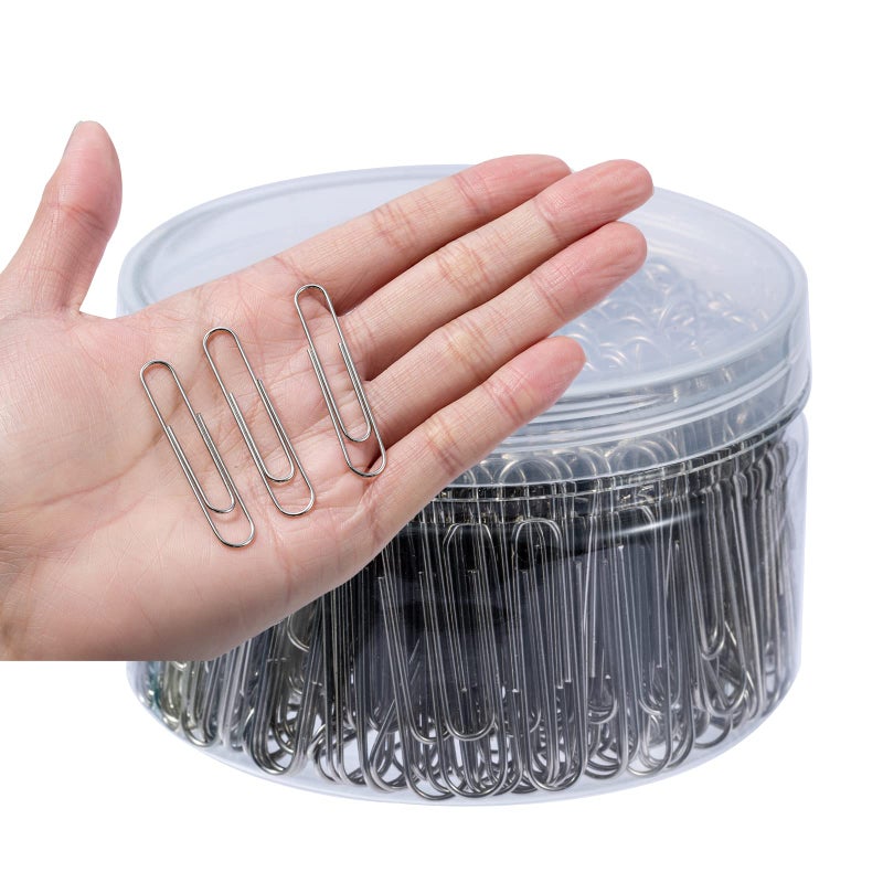 ZYFOFFICE Colored Jumbo Paper Clips  300pcs 2 Inch (50 mm) Paper Clip Paperclips Colorful Clips for Paperwork Ideal for Home  School and Office Use Colored - Image 5